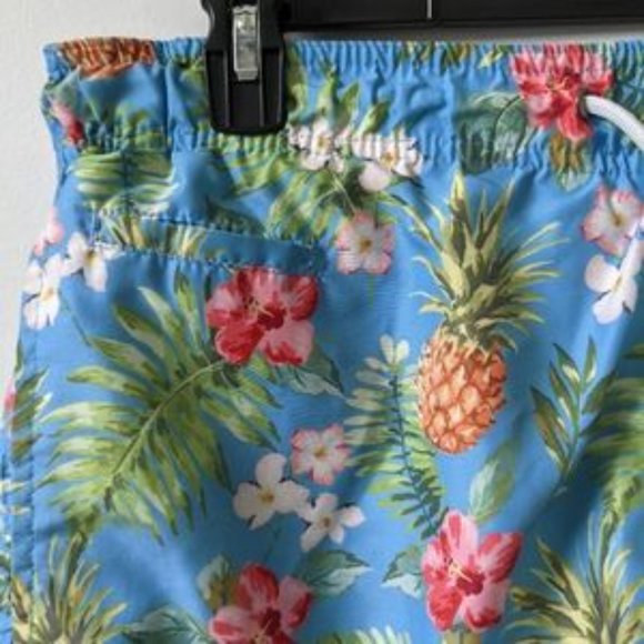 CHARLESTON THREADS SZ M TROPICAL SWIM TRUNKS - Picture 2 of 5